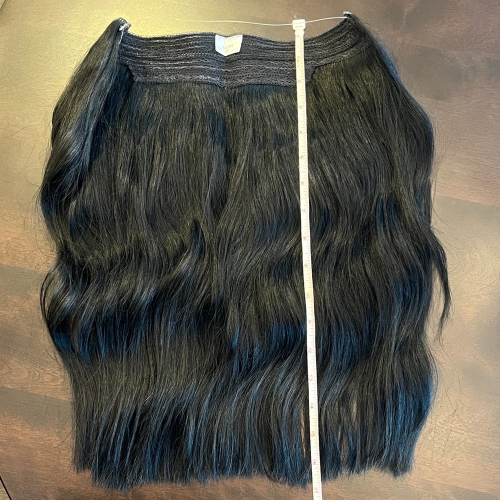 Hidden Crown Layers Halo Hair Extension Jet Black - Picture 6 of 10